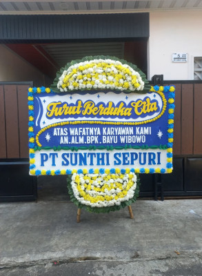 Papan Bunga Duka di Hungayonaa